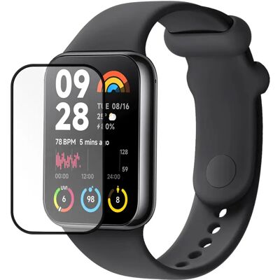 Verre trempé avec bordures Noir pour Xiaomi Smart band 9 Pro 1.74"- Visiodirect - - Publicité Verre trempé avec bordures Noir pour Xiaomi Smart band 9 Pro 1.74"- Visiodirect - - Publicité