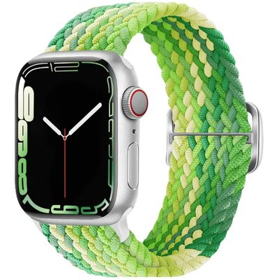 Avizar Bracelet Apple Watch 42mm-49mm - Nylon Vert Citron - Publicité Avizar Bracelet Apple Watch 42mm-49mm - Nylon Vert Citron - Publicité