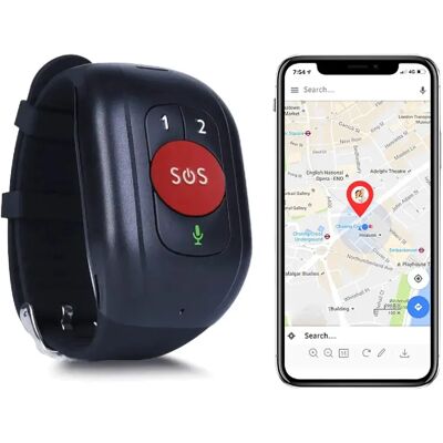 Yonis Montre GPS avec bouton SOS - Rouge - Publicité Yonis Montre GPS avec bouton SOS - Rouge - Publicité