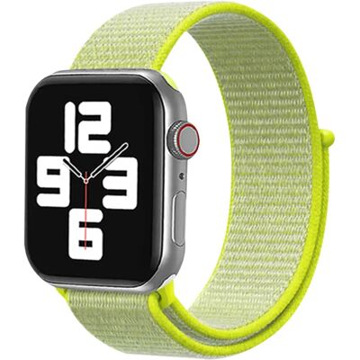 Avizar Bracelet Apple Watch 42-49mm - Vert Citron - Publicité Avizar Bracelet Apple Watch 42-49mm - Vert Citron - Publicité