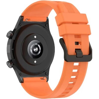 Bracelet en silicone orange pour Honor Watch GS3 - Accessoire montre connectée - Publicité Bracelet en silicone orange pour Honor Watch GS3 - Accessoire montre connectée - Publicité