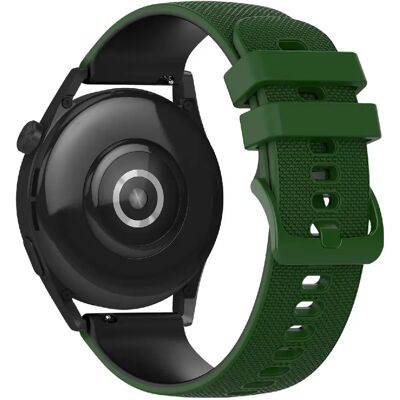 Bracelet Huawei Watch GT 3 Avizar - Silicone Bicolore Texturé Vert / Noir - Publicité Bracelet Huawei Watch GT 3 Avizar - Silicone Bicolore Texturé Vert / Noir - Publicité