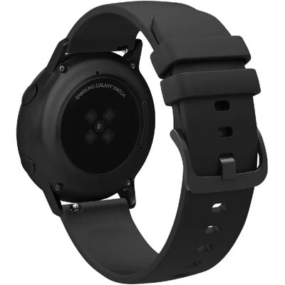 Bracelet en Silicone Noir 40mm pour Galaxy Watch Active - Accessoire - Publicité Bracelet en Silicone Noir 40mm pour Galaxy Watch Active - Accessoire - Publicité
