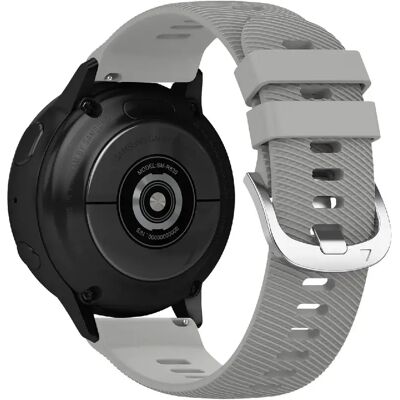 Bracelet Avizar Galaxy Watch Active 2 - Silicone Texturé Gris - Publicité Bracelet Avizar Galaxy Watch Active 2 - Silicone Texturé Gris - Publicité