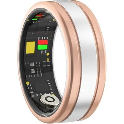 Bague Connectée Noire Taille 9 Suivi Cardiaque Oxymètre Sommeil Sport IP65 Or YONIS - Publicité Bague Connectée Noire Taille 9 Suivi Cardiaque Oxymètre Sommeil Sport IP65 Or YONIS - Publicité
