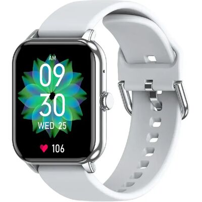 Yonis Montre connectée avec appels Bluetooth - 1,9 pouces - Argent - Publicité Yonis Montre connectée avec appels Bluetooth - 1,9 pouces - Argent - Publicité