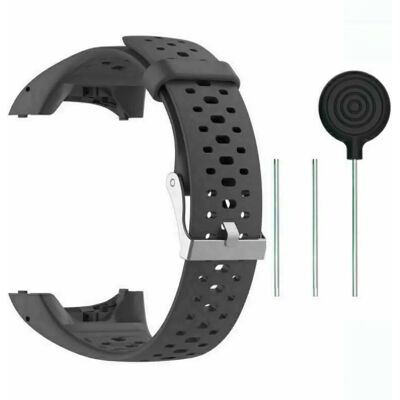 INF Bracelet en silicone pour Polar M400/M430 - Gris - Publicité INF Bracelet en silicone pour Polar M400/M430 - Gris - Publicité