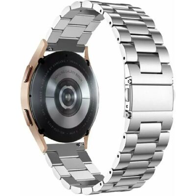 Bracelet en acier inoxydable Galaxy Watch4 - 44mm - Gris - Accessoires smartwatches - Publicité Bracelet en acier inoxydable Galaxy Watch4 - 44mm - Gris - Accessoires smartwatches - Publicité