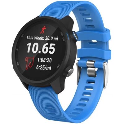 Générique Bracelet en silicone pour GarminMove Forerunner 245M - Bleu - Publicité Générique Bracelet en silicone pour GarminMove Forerunner 245M - Bleu - Publicité