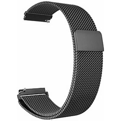 Phonecare Bracelet métallique Boucle milanaise pour TicWatch Pro 2020 - Noir - Publicité Phonecare Bracelet métallique Boucle milanaise pour TicWatch Pro 2020 - Noir - Publicité
