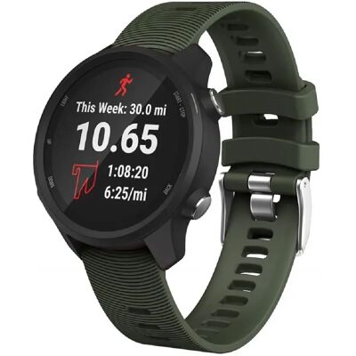 Générique Bracelet en silicone pour GarminMove Forerunner 245M - Vert - Publicité Générique Bracelet en silicone pour GarminMove Forerunner 245M - Vert - Publicité