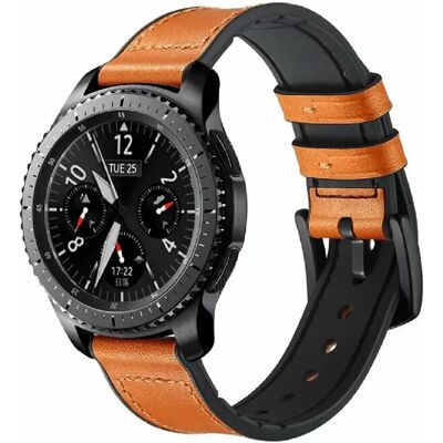 Phonecare Bracelet en cuir et silicone Premium SiliconLeather pour TicWatch Pro 3 - Publicité Phonecare Bracelet en cuir et silicone Premium SiliconLeather pour TicWatch Pro 3 - Publicité
