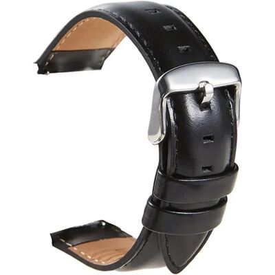 Phonecare Bracelet en cuir pleine fleur PremiumLeather pour TicWatch S2 - Noir - Publicité Phonecare Bracelet en cuir pleine fleur PremiumLeather pour TicWatch S2 - Noir - Publicité
