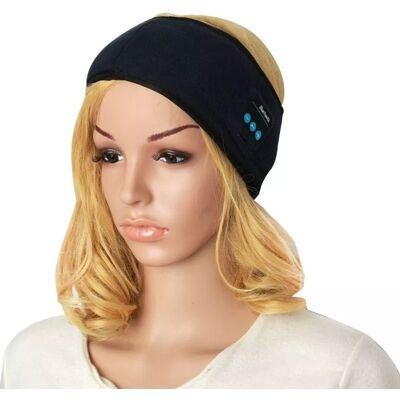 Yonis Bandeau Bluetooth de sport V3.0 - Bleu - Publicité Yonis Bandeau Bluetooth de sport V3.0 - Bleu - Publicité