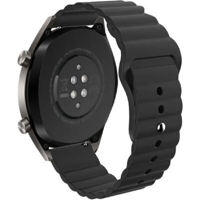 Générique Bracelet en silicone Boucle inversée pour Samsung Gear S3 - 22 mm - Noir - Publicité Générique Bracelet en silicone Boucle inversée pour Samsung Gear S3 - 22 mm - Noir - Publicité