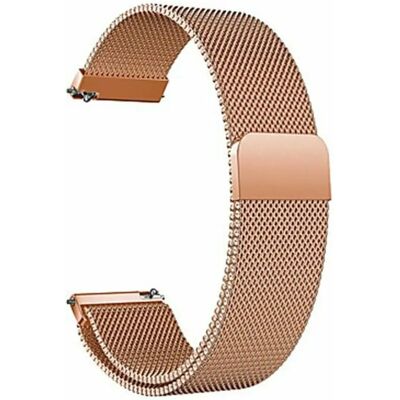 Phonecare Bracelet milanais pour TicWatch Pro S - Rose - Publicité Phonecare Bracelet milanais pour TicWatch Pro S - Rose - Publicité