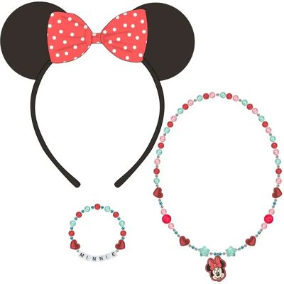 Disney Ensemble Collier et Bracelets Minnie Mouse - Publicité Disney Ensemble Collier et Bracelets Minnie Mouse - Publicité