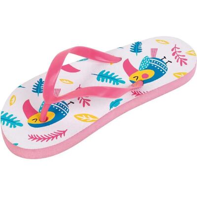 Tongs Bébé T26 Chaussures de plage - semelle mousse EVA, bride Y, imprimé ludique - Publicité Tongs Bébé T26 Chaussures de plage - semelle mousse EVA, bride Y, imprimé ludique - Publicité