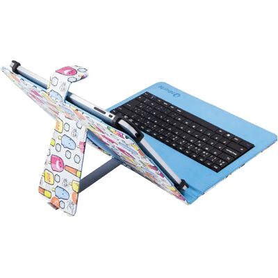 SilverHT 111934440199 Clavier Mobile - Multicolore - Tablettes 9-10,4" - Publicité SilverHT 111934440199 Clavier Mobile - Multicolore - Tablettes 9-10,4" - Publicité