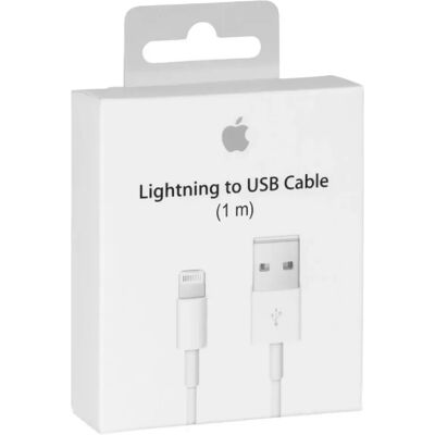 Apple MD818 Câble Lightning Original - 1m - Blanc - Publicité Apple MD818 Câble Lightning Original - 1m - Blanc - Publicité