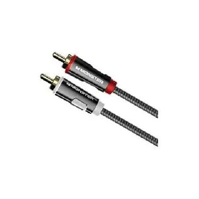 Monster Cable CABLE AUDIO INTERCONNEXION 2RCA M/M 1,5 m Noir - Publicité Monster Cable CABLE AUDIO INTERCONNEXION 2RCA M/M 1,5 m Noir - Publicité