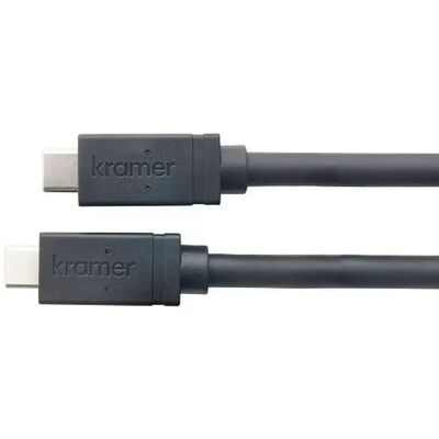 Kramer Câble USB-C - 1,8 m - Noir - Publicité Kramer Câble USB-C - 1,8 m - Noir - Publicité