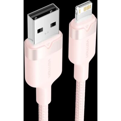 Vention Câble USB-A vers Lightning en coton tressé - 1 m - Publicité Vention Câble USB-A vers Lightning en coton tressé - 1 m - Publicité