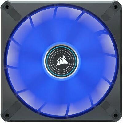 Corsair iCUE ML140 Bleu ELITE Premium 140mm - Noir - Publicité Corsair iCUE ML140 Bleu ELITE Premium 140mm - Noir - Publicité