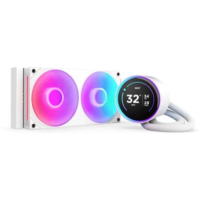NZXT Kraken Elite 240 RGB Blanc (RL-KR24E-W2) - Publicité NZXT Kraken Elite 240 RGB Blanc (RL-KR24E-W2) - Publicité