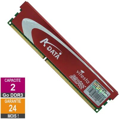 Adata AD31600E002GMU 2Go 1600MHz DDR3 - Publicité Adata AD31600E002GMU 2Go 1600MHz DDR3 - Publicité