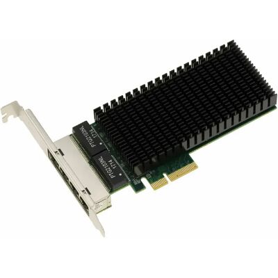 Carte Réseau PCIe x4 Quad Gigabit Ethernet Intel I210 AT - 10/100/1000 Mbps - Publicité Carte Réseau PCIe x4 Quad Gigabit Ethernet Intel I210 AT - 10/100/1000 Mbps - Publicité