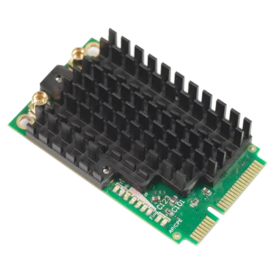 Mikrotik Carte réseau Wi-Fi mini PCIe R11E-2HPND - 802.11b/g/n - Publicité Mikrotik Carte réseau Wi-Fi mini PCIe R11E-2HPND - 802.11b/g/n - Publicité