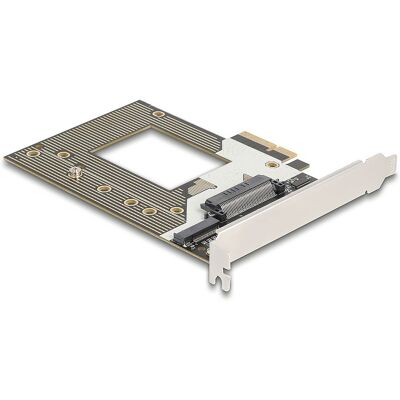 DeLock Carte Contrôleur PCI Express 4.0 x4 vers 1 x NVMe M.2 Key M ou emplacement U.2 - Publicité DeLock Carte Contrôleur PCI Express 4.0 x4 vers 1 x NVMe M.2 Key M ou emplacement U.2 - Publicité