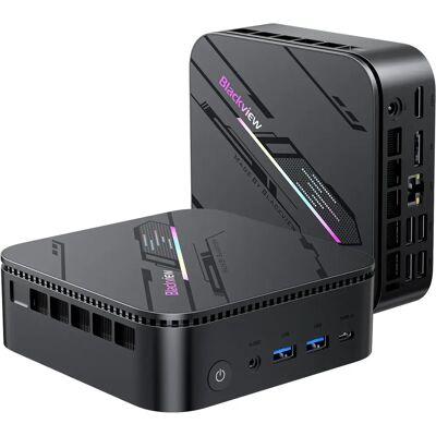 Blackview MP100 Pro Mini PC : Intel®Alder Lake i3-1215U 3200MHz 4.4GHz 16 Go 512 Go-SSD 2To, Windows 11 Pro, Wifi 5.0 - Noir - Publicité Blackview MP100 Pro Mini PC : Intel®Alder Lake i3-1215U 3200MHz 4.4GHz 16 Go 512 Go-SSD 2To, Windows 11 Pro, Wifi 5.0 - Noir - Publicité