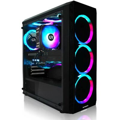 GREED MK2 AMD Lite - AMD Ryzen 5 4600G - 16 GB RAM - 512 GB SSD - Radeon RX Vega 7 - Windows 11 Pro - PC Gaming - Publicité GREED MK2 AMD Lite - AMD Ryzen 5 4600G - 16 GB RAM - 512 GB SSD - Radeon RX Vega 7 - Windows 11 Pro - PC Gaming - Publicité