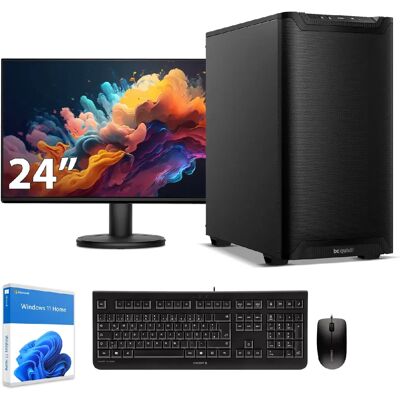 Sedatech Pack PC de bureau, AMD Ryzen 9 9900X, 32Go DDR5, 2To SSD, Win 11, Ecran 24'' - Publicité Sedatech Pack PC de bureau, AMD Ryzen 9 9900X, 32Go DDR5, 2To SSD, Win 11, Ecran 24'' - Publicité
