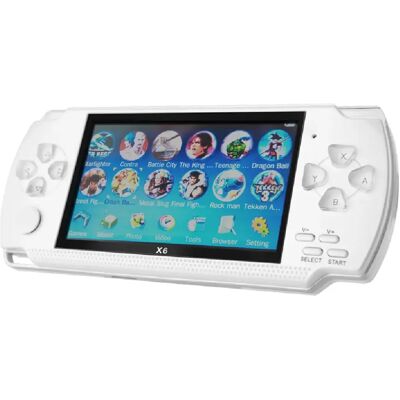 Avizar Console portable d'émulation - 4,3 pouces - PS One - Blanc - Publicité Avizar Console portable d'émulation - 4,3 pouces - PS One - Blanc - Publicité
