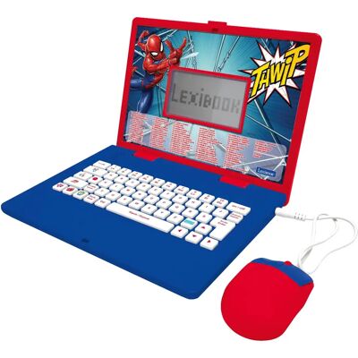 Lexibook Ordinateur éducatif bilingue avec 164 activités au design Spiderman (EN/IT) - Publicité Lexibook Ordinateur éducatif bilingue avec 164 activités au design Spiderman (EN/IT) - Publicité