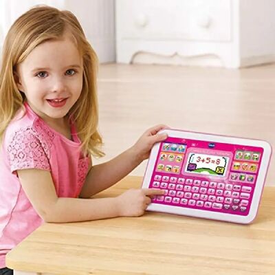 Vtech tablette éducative Genius XL - Rose - Publicité Vtech tablette éducative Genius XL - Rose - Publicité