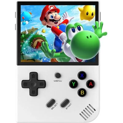 Anbernic RG35XX Plus - Blanc - Publicité Anbernic RG35XX Plus - Blanc - Publicité
