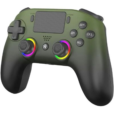 Manette Subsonic Wireless Controller LED Vert militaire pour PS5 - Publicité Manette Subsonic Wireless Controller LED Vert militaire pour PS5 - Publicité