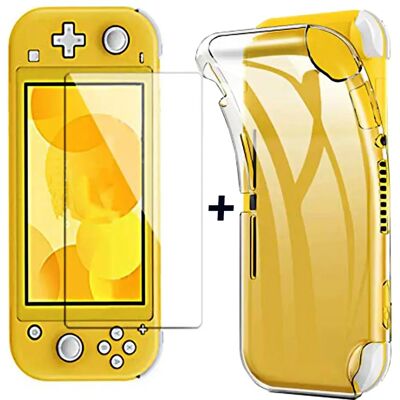 Visiodirect Kit verre trempé et coque pour Nintendo Switch Lite - 5,5 pouces - Transparent - Publicité Visiodirect Kit verre trempé et coque pour Nintendo Switch Lite - 5,5 pouces - Transparent - Publicité