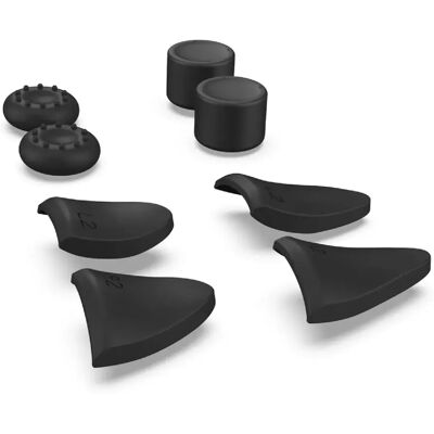 Avizar Kit d'accessoires manette PS5 Dualsense Extensions gâchettes Poignée grips Noir - Publicité Avizar Kit d'accessoires manette PS5 Dualsense Extensions gâchettes Poignée grips Noir - Publicité