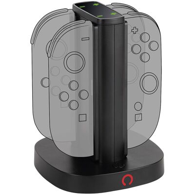 Konix Station de charge pour 4 Joy-Cons Switch 2 - Publicité Konix Station de charge pour 4 Joy-Cons Switch 2 - Publicité