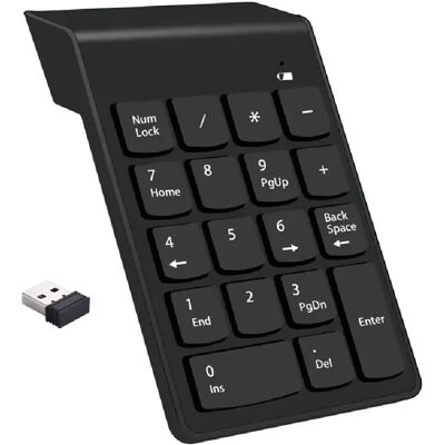Eko Clavier Numérique Sans Fil - Inclinaison 15° - Noir - Publicité Eko Clavier Numérique Sans Fil - Inclinaison 15° - Noir - Publicité