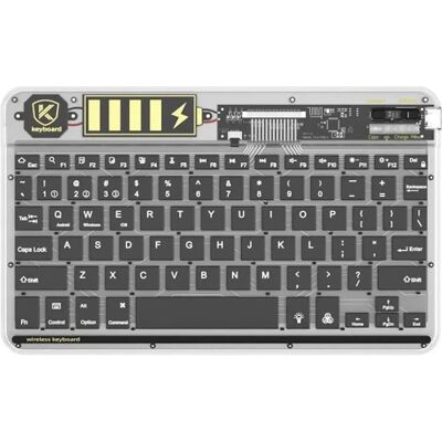 Yonis Clavier sans fil chiclet - Noir - Publicité Yonis Clavier sans fil chiclet - Noir - Publicité