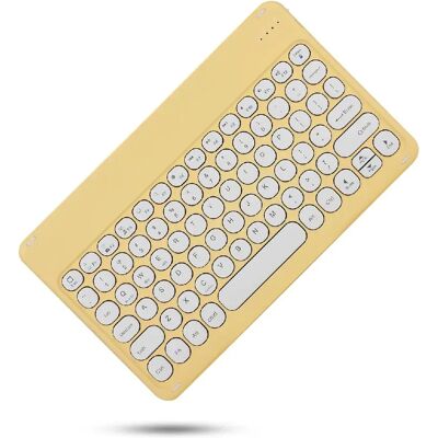 Yonis clavier sans fil - Jaune - Publicité Yonis clavier sans fil - Jaune - Publicité