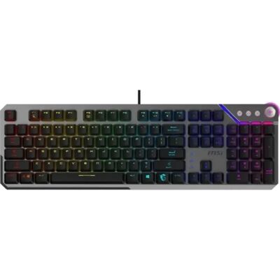 MSI STRIKE 600 SILENT Clavier Gaming Mécanique - Silencieux, RGB, Aluminium - Publicité MSI STRIKE 600 SILENT Clavier Gaming Mécanique - Silencieux, RGB, Aluminium - Publicité