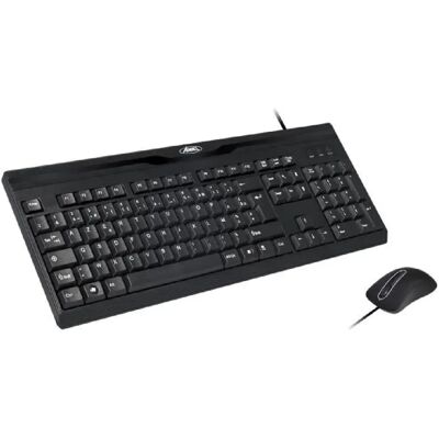 Advance Pack clavier souris filaires - Noir - Publicité Advance Pack clavier souris filaires - Noir - Publicité