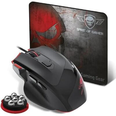 Spirit of gamer Pack clavier souris gamer - Noir - Publicité Spirit of gamer Pack clavier souris gamer - Noir - Publicité